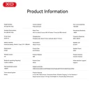 XO Q8 ANC Wireless Earbuds Bluetooth 8th Generation