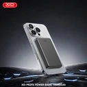 XO Powerbank Ταχείας Φόρτισης Μεταλλικό με Μαγνήτη 10000mAh Γκρι PR296