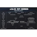 Ασύρματο ποντίκι AJAZZ AJ159 APEX-3 Model-3950-8K με dock φόρτισης, Μαύρο