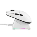 Ασύρματο Gaming Ποντίκι Ajazz AJ159 APEX με Dock Φόρτισης - Λευκό