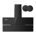 IsEasy Απορροφητήρας Καμινάδα 89.5cm Μαύρος Wi‑Fi TV5290D4-CC-I2