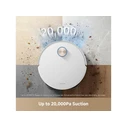 Dreame Vacuum Cleaner Robot X50 Ultra Complete (RLX85CE-4-WH) — 20,000 Pa, 220 min runtime, 6400 mAh, PowerDock with UV