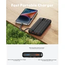 Charmast W2065 Power Bank 20000mAh 20W με 2 Θύρες USB-A και Θύρα USB-C Quick Charge Μαύρο