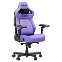 Anda Seat Kaiser 4 V2 XL Gaming Chair PVC Leather Adjustable 6D Armrests - Purple