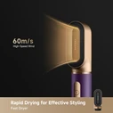 Dreame Airstyle Pro μωβ - Ηλεκτρική βούρτσα/πιστολάκι μαλλιών styling