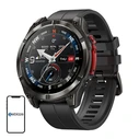 Zeblaze Stratos 4 Pro 49mm Αδιάβροχο Smartwatch Ανοξείδωτο 316L Μαύρο