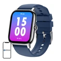Zeblaze Btalk Pro 49mm Smartwatch με Παλμογράφο (Ασημί)