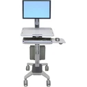 Ergotron WorkFit‑C μονή μονάδα εργασίας Sit‑Stand για μία LCD έως 27", VESA 75x75/100x100, έως 12,3 kg, ανύψωση έως 63 cm