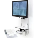 Ergotron StyleView Sit‑Stand Vertical Lift (White) - Monitor Vertical Lift