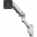 Ergotron HX Wall Monitor Mount (white) up to 42" (106.7 cm), supports 9.1–19.1 kg, raises 29.2 cm — VESA 75x75 / 100x100 / 200x100 / 200x200