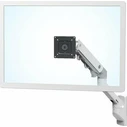 Ergotron HX Wall Monitor Mount (white) up to 42" (106.7 cm), supports 9.1–19.1 kg, raises 29.2 cm — VESA 75x75 / 100x100 / 200x100 / 200x200