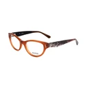 Guess Γυναικείος Κοκκάλινος Σκελετός Γυαλιών Cat Eye σε Καφέ (Amber) GU2334 AMB
