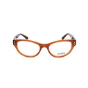 Guess Γυναικείος Κοκκάλινος Σκελετός Γυαλιών Cat Eye σε Καφέ (Amber) GU2334 AMB