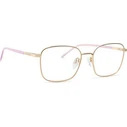 Levi's LV1027 PY3 Γυναικείος Μεταλλικός Σκελετός Γυαλιών Οράσεως Στρογγυλός Ροζ Χρυσό Μέγεθος 50/21/145
