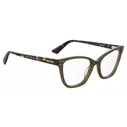 Γυναικείος σκελετός γυαλιών Moschino MOS595 3Y5, acetate, στρογγυλός, μέγεθος 54/17/140, χακί