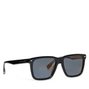 BOSS Men's Sunglasses BOSS1317S807 (55/18/145) Black Acetate Frame, Golden Mirror Lens, Category 3