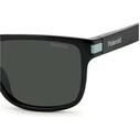Polaroid Men's Sunglasses PLD2123/S 08A/M9 - Black Polycarbonate Frame with Grey Polarized Lenses (57mm)