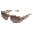 Polaroid Unisex Sunglasses PLD6169/S 10A/LA — Beige Frame, Brown Polarized Lenses, 55/18/140 mm, Category 3 UV400