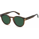 Polaroid Men's Sunglasses PLD6175/S 086/UC - Brown Havana Acetate Frame with Green Polarized Lenses