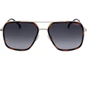 Carrera Men's Aviator Sunglasses 273/S 0869O — 59/17/150 mm, Brown/Grey Degraded Lenses, Stainless Steel