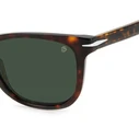 David Beckham Men's Sunglasses DB 1113/S 086/QT – Brown Tortoiseshell Acetate Frame, Green Lenses (50/23/145), Category 3 UV400