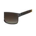 Tommy Hilfiger Men's Sunglasses TH-1974-S-SVK – Metal Grey Frame, Brown Lenses, 57/19/140 mm