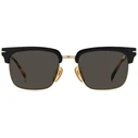 DAVID BECKHAM Men's Sunglasses DB1119GSXWY (55/19/145) Black frame, Grey lenses