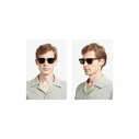 DAVID BECKHAM Men's Sunglasses DB1119GSXWY (55/19/145) Black frame, Grey lenses