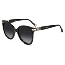 Carolina Herrera Women's Sunglasses HER 0134/S 807 (55/21/145) Black Acetate Frame, Grey Gradient Lenses, Category 3