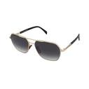 David Beckham DB1128GSRHL Men's Aviator Sunglasses — Gold Metal Frame, Grey Gradient Lenses (59/16/145)