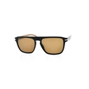 BOSS Men's Sunglasses BOSS1599S807 (56/17/145) Black Acetate Frame Brown Lenses