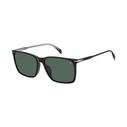 DAVID BECKHAM Men's Sunglasses DB1145GS807 (58/16/150) Black Acetate Frame, Green Polarized Lenses