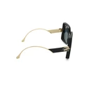 ETRO Women's Sunglasses ETRO0026S807 (54/23/140) Black acetate frame, Grey lenses, Category 3 UV