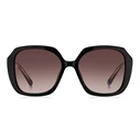 Tommy Hilfiger Women's Sunglasses TH-2105-S 807 – Black Acetate Frame, Brown Degraded Lenses