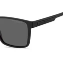 Tommy Hilfiger Men's Sunglasses TH-2088-S-003 (55/19/145) Black Frame Grey Polarized Lenses