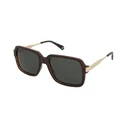 Polaroid Men's Sunglasses PLD6220/S/X 086 (56/18/140 mm, Brown Tortoise Frame, Green Lenses)