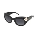 Carolina Herrera Women's Sunglasses HER0215/S 807/9O - Cat Eye - Black / Grey Degraded