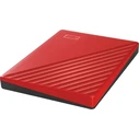 External Hard Drives Western Digital My Passport 2TB USB 3.2 Gen 1 Portable Hard Drive Red