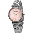 Emporio Armani Γυναικείο Ρολόι 32mm Μπαταρίας με Ασημί Μεταλλικό Μπρασελέ AR1779