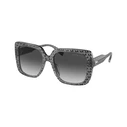 Michael Kors Mallorca Women's Sunglasses MK2183U 39588G – Multicolor Acetate Frame, Grey Gradient Lenses (55/18/140 mm)