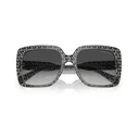 Michael Kors Mallorca Women's Sunglasses MK2183U 39588G – Multicolor Acetate Frame, Grey Gradient Lenses (55/18/140 mm)