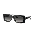 Michael Kors Women's Sunglasses MK2215 30058G Black Acetate Frame with Black Gradient (Grey) Lenses 56/18/140 mm