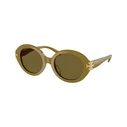 Tory Burch Γυναικεία Γυαλιά Ηλίου TY7210U201073 - Πράσινο Κοκκάλινο Σκελετό & Πράσινοι Φακοί
