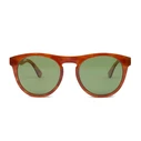Serengeti Kingman Unisex Sunglasses SS572001-S (53/20/140) - Brown Acetate Frame, Green Polarized Lenses