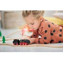 BRIO Battery Steam Locomotive with Light and Smoke (Black/Red) - Model 33884