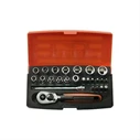 Bahco SL25 1/4" Ratchet and Socket Set, 25 pcs