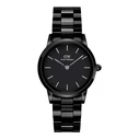 Daniel Wellington Γυναικείο Ρολόι 28mm Μαύρο Μεταλλικό Μπρασελέ DW00600415