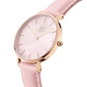 Daniel Wellington Petite Women's Watch 28 mm Pink Leather Strap DW00100633