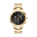 Daniel Wellington Iconic Ανδρικό Ρολόι 42mm Χρονογράφος Μπαταρίας με Χρυσό Μεταλλικό Μπρασελέ DW00100641