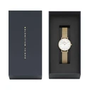 Daniel Wellington Petite Lumine Γυναικείο Ρολόι 28mm Χρυσό Ατσάλινο Μπρασελέ DW00600662